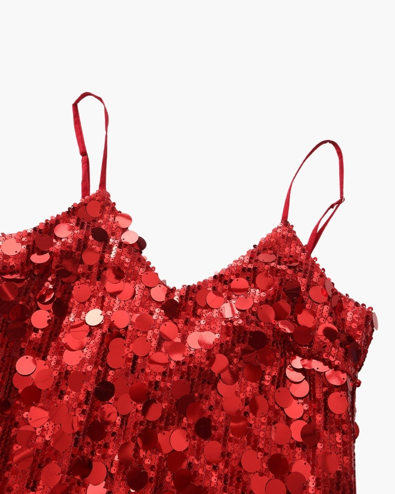 Sequin Party Mini Dress - Old Money