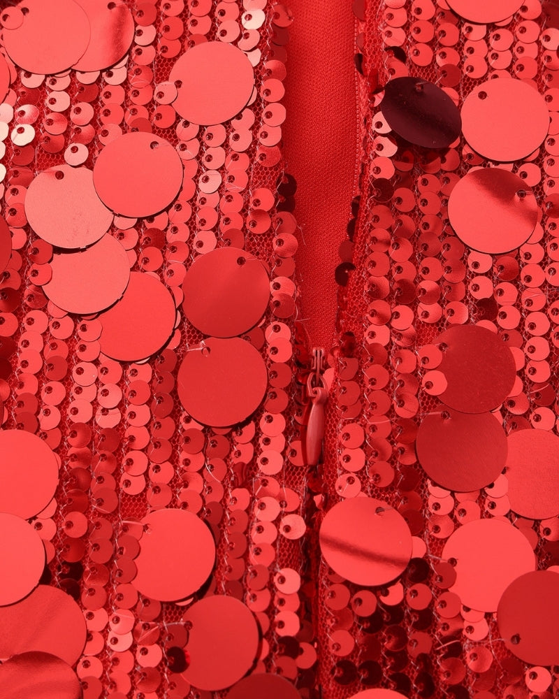 Sequin Party Mini Dress - Old Money