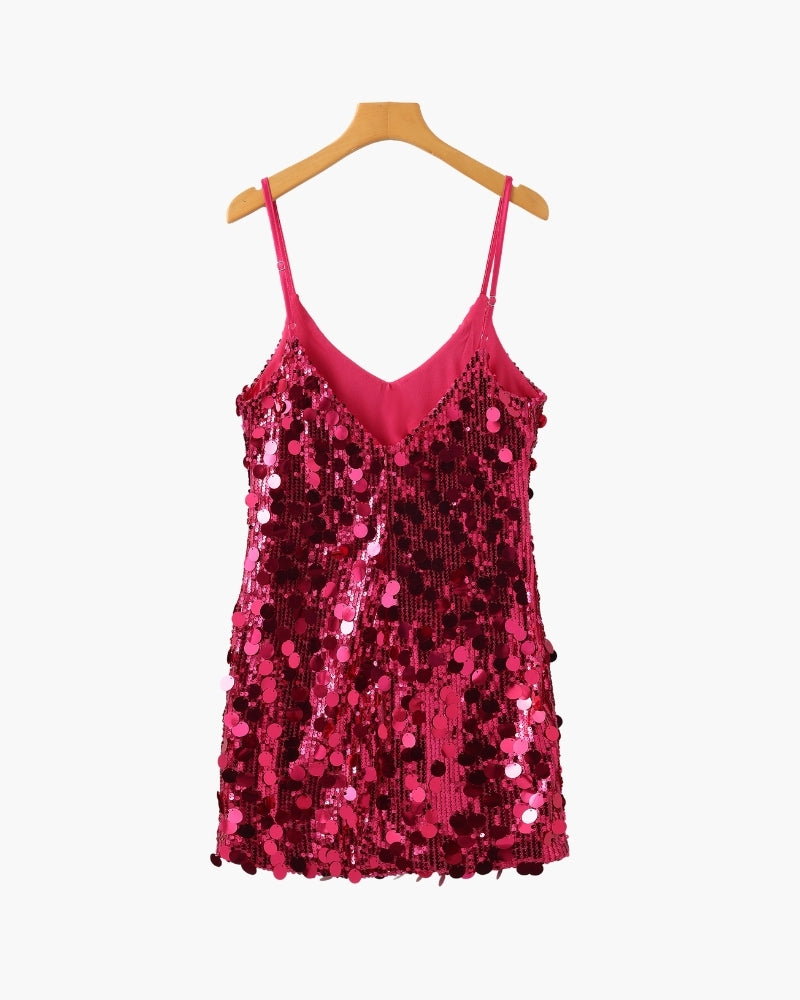 Sequin Party Mini Dress - Old Money