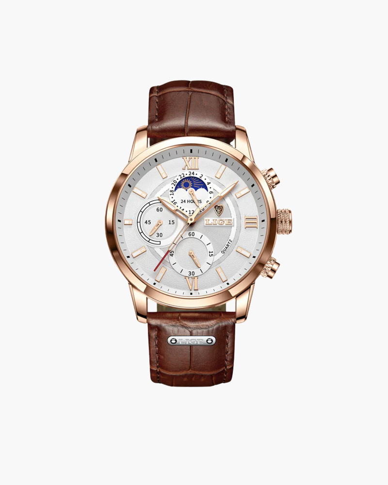 Lugano Classic Watch (Waterproof) Old Money - Main Image