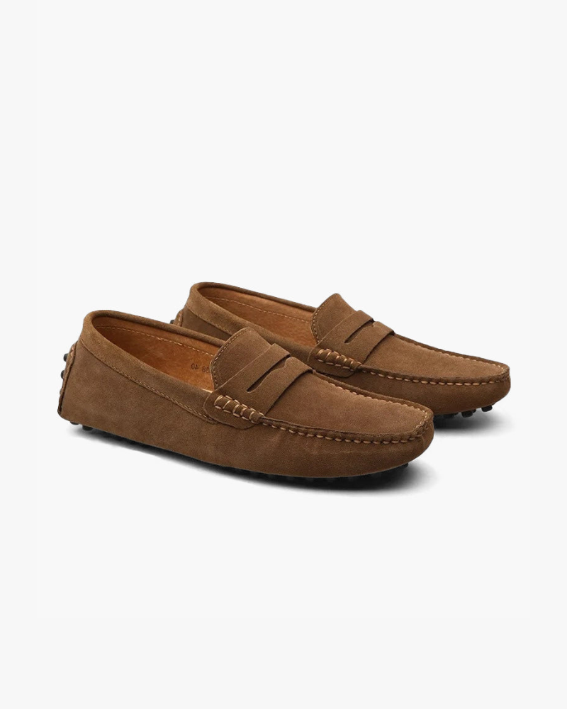 Suede Driver Loafers - Old Money