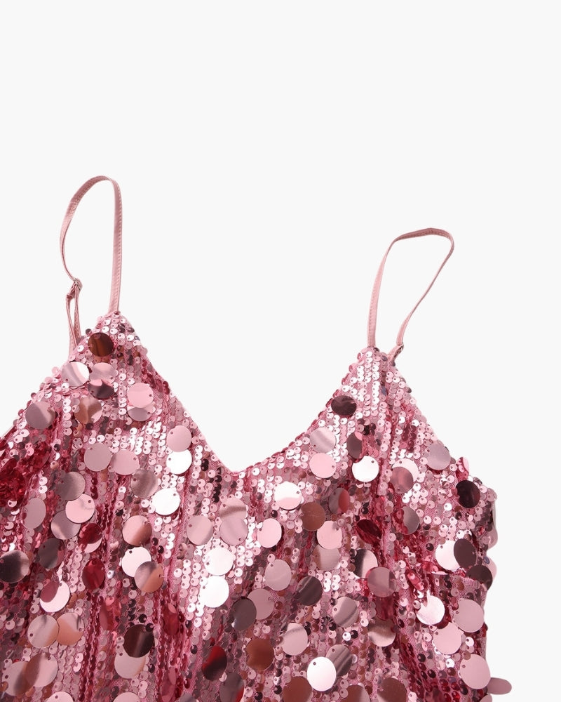 Sequin Party Mini Dress - Old Money