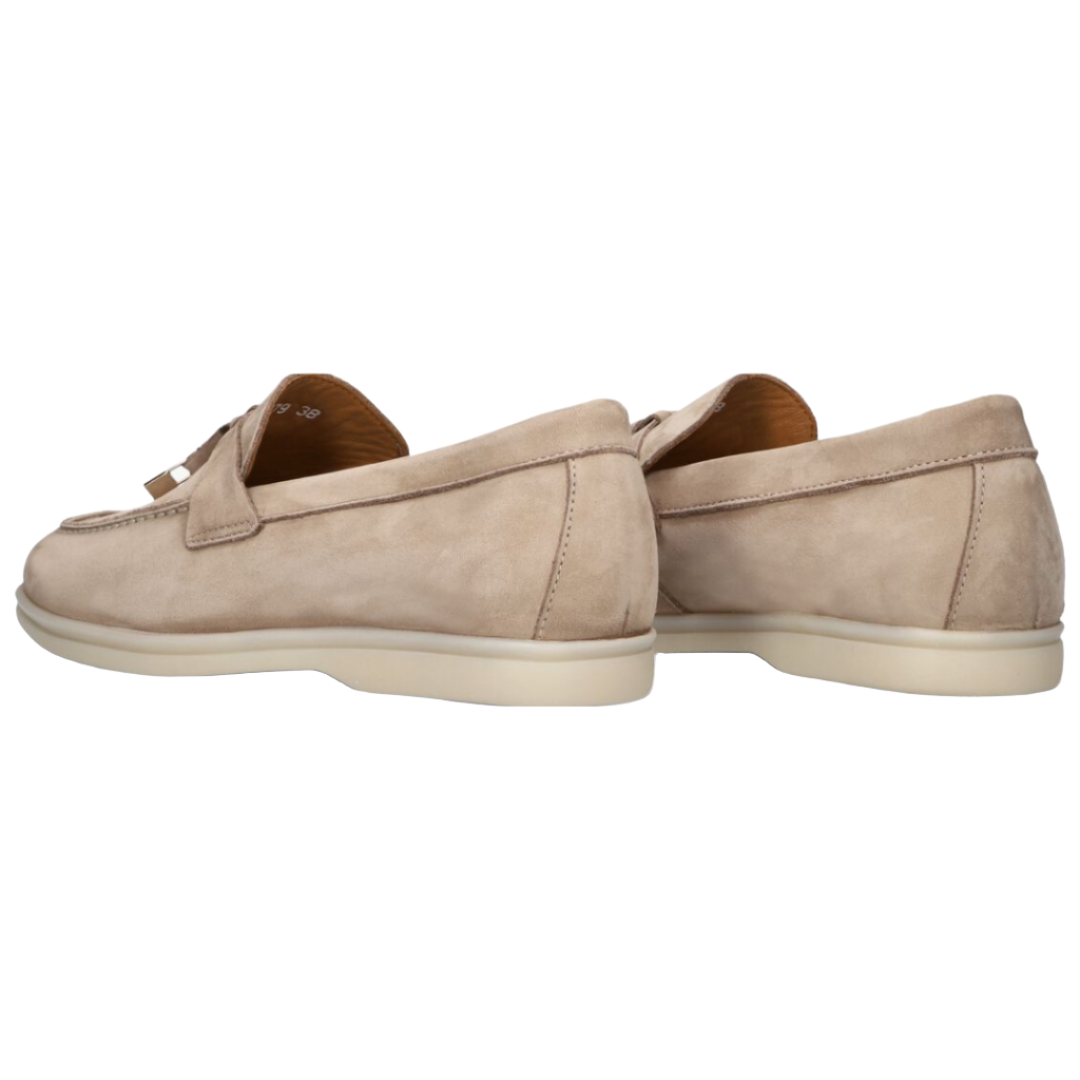 Old Money Suede Lady Loafers