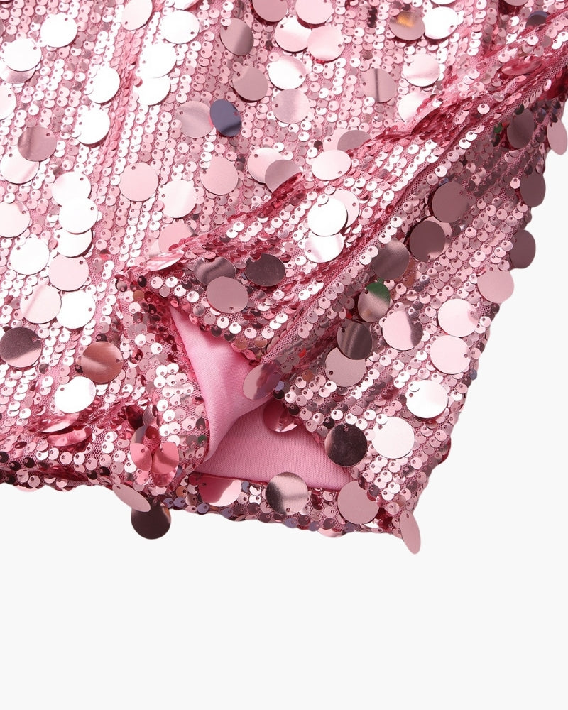 Sequin Party Mini Dress - Old Money