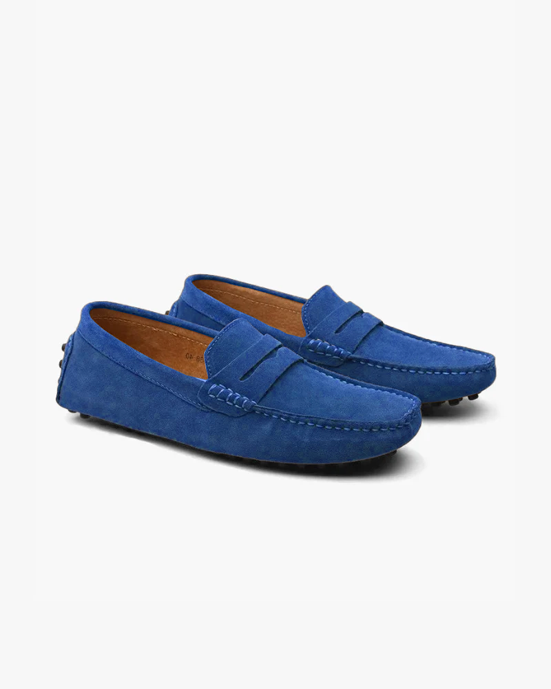 Suede Driver Loafers - Old Money