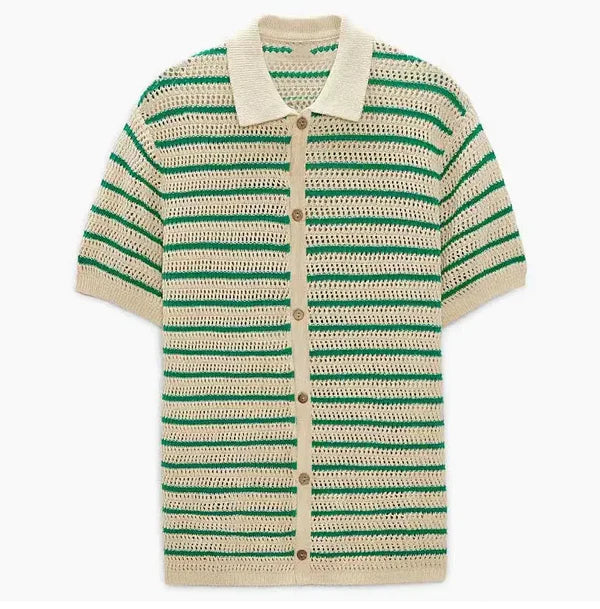 Marbella - Knitted Button Shirt