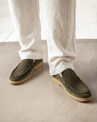 Old Money Premium Suede Loafers - Old Money