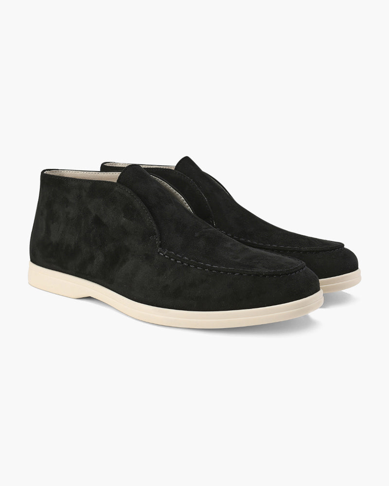 Black Suede Loafers - Old Money Luxury Suede Loafers | Old Money main image 4