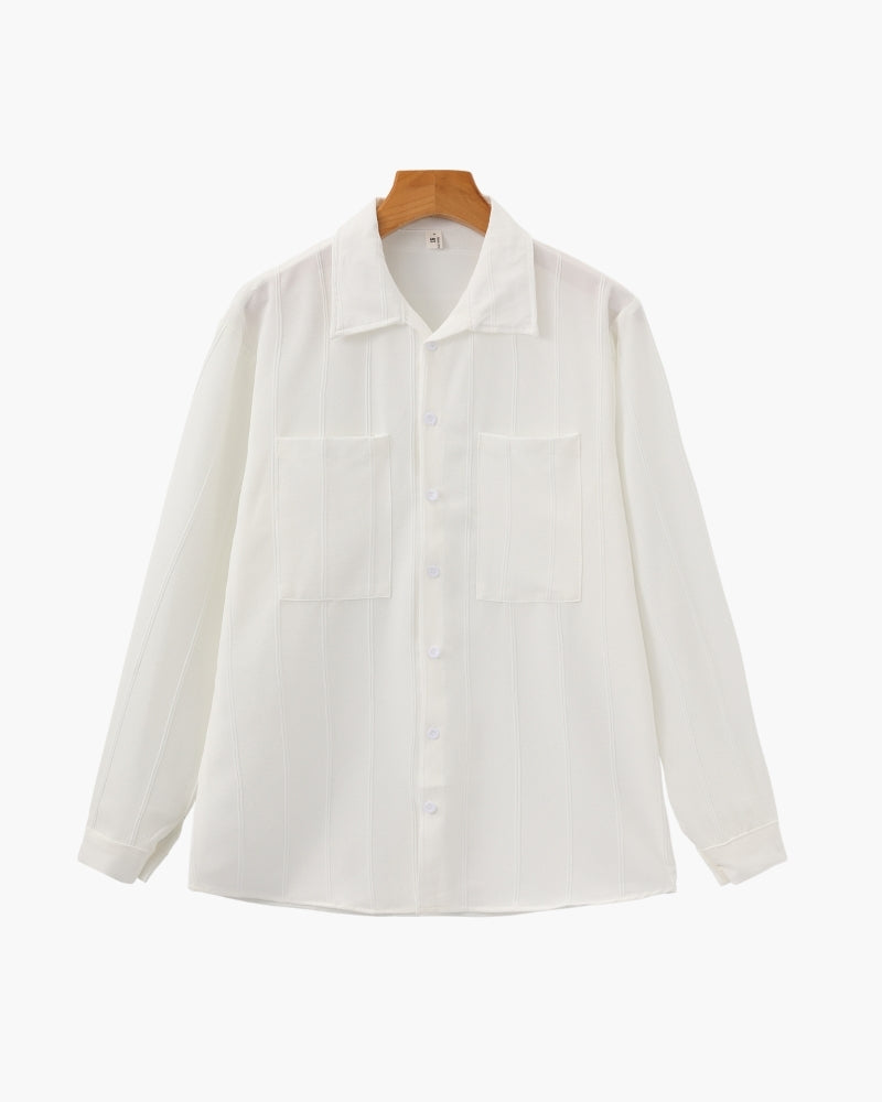 ST Tropez Ribbed Shirt - Old Money