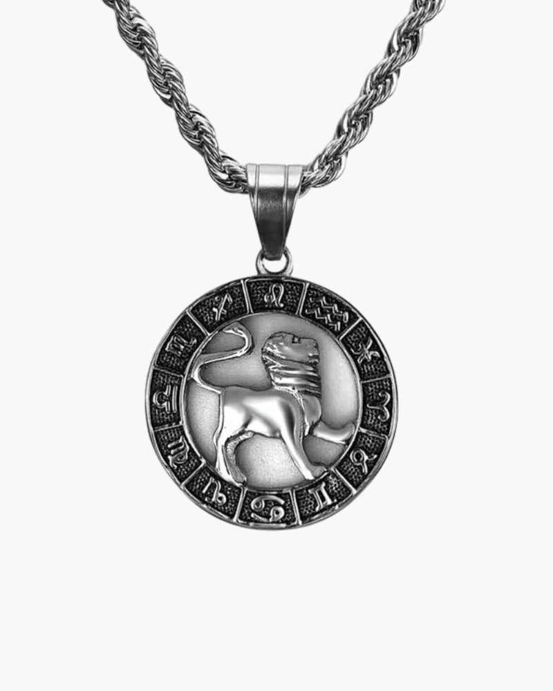 Zodiac Sign Necklace - Silver - Old Money