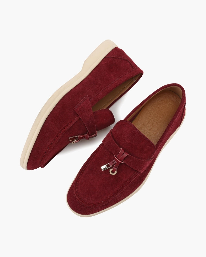 Old Money Suede Lady Loafers - Old Money