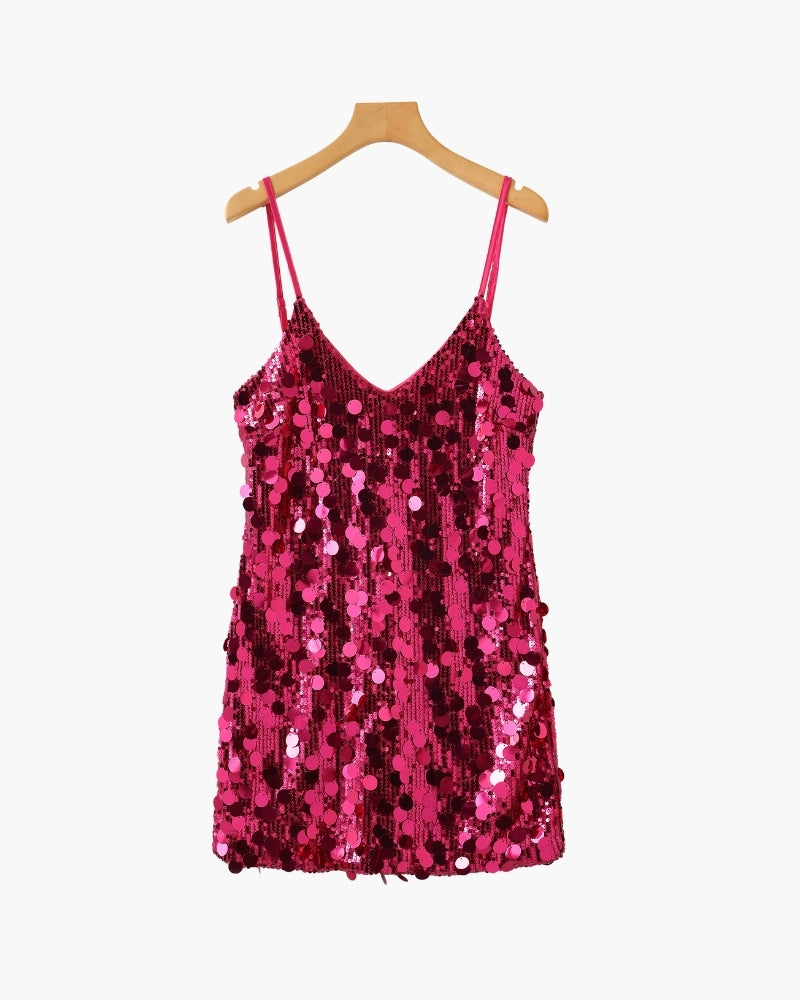 Sequin Party Mini Dress - Old Money