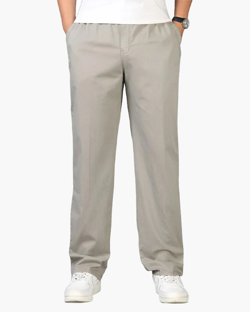 Capri Cotton Pantalon - Old Money