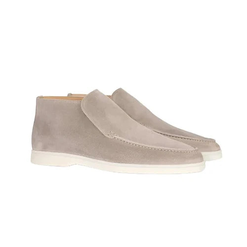 Old Money Suede Shoes-Beige