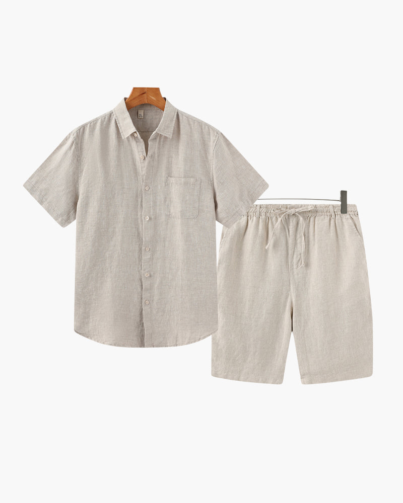 Old Money Linen Combo (Shorts) - Old Money