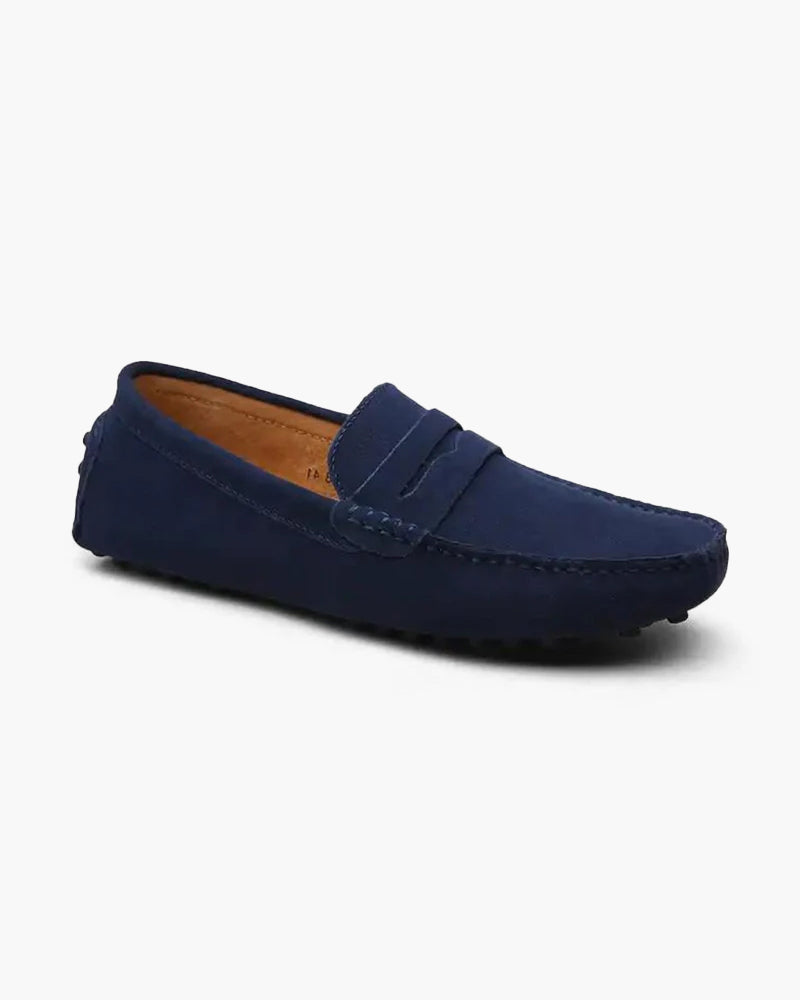 Suede Driver Loafers - Old Money