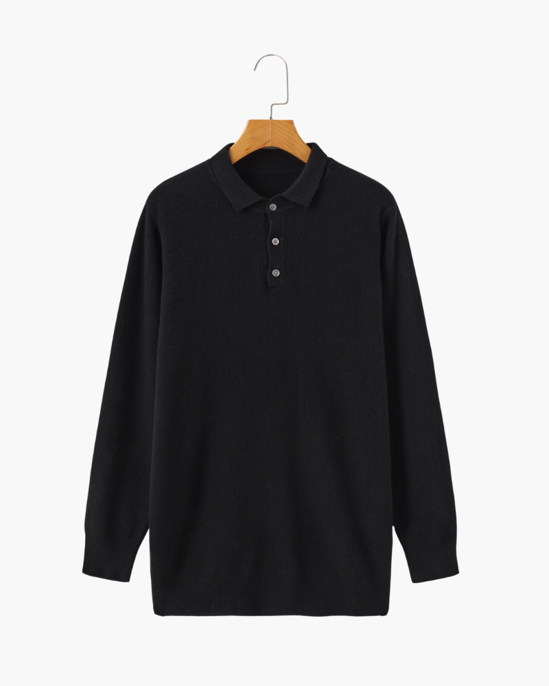 100% Cashmere Polo - Old Money