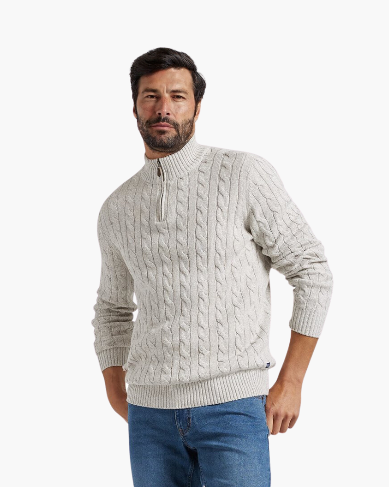 Verbier Half Zip Sweater - Old Money