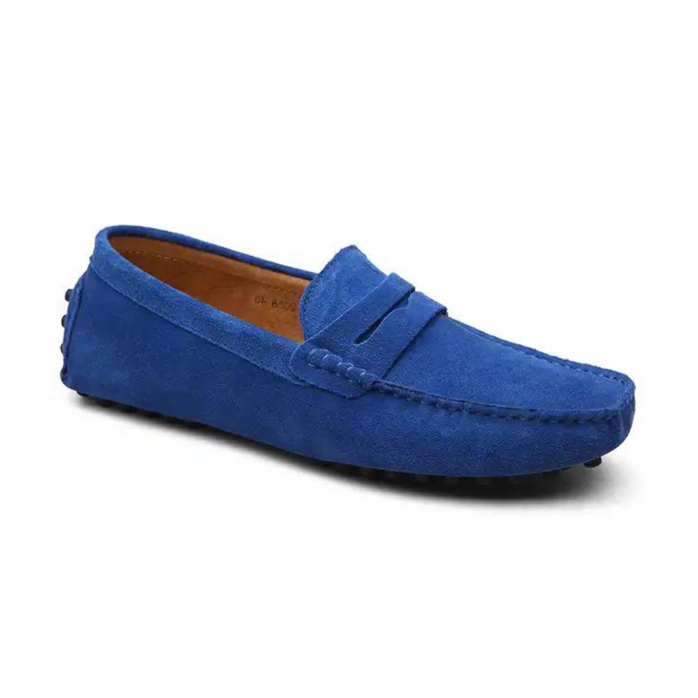 suede driver loafers