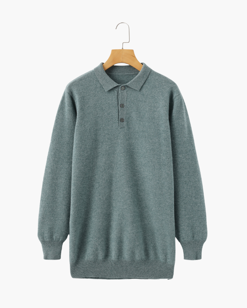 100% Cashmere Polo - Old Money