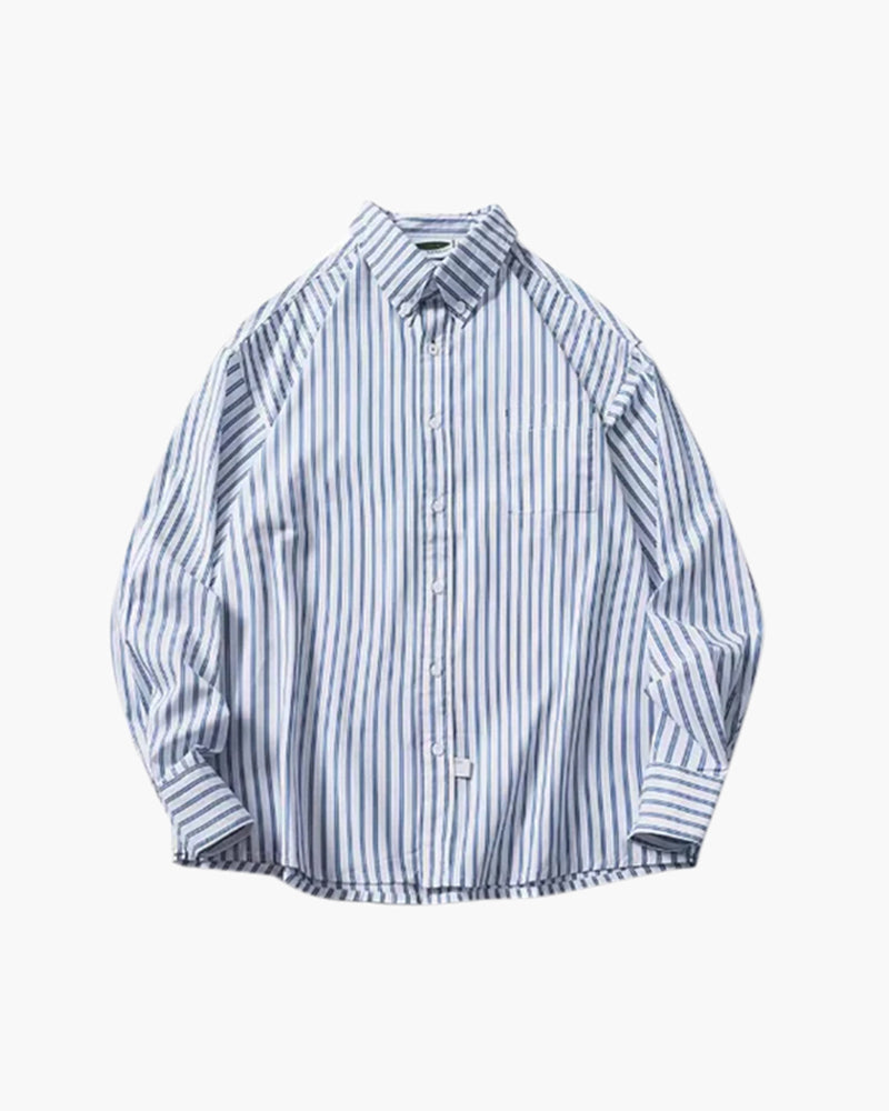 Cannes Striped Shirt - Old Money