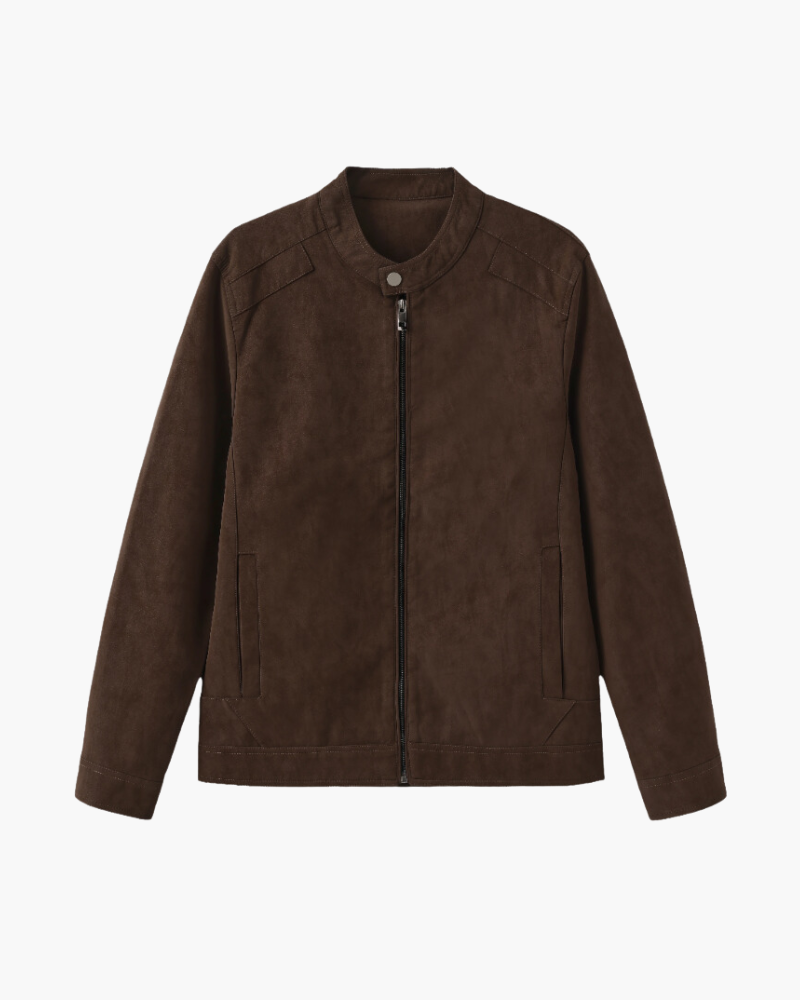 Estate Suede Leather Jacket - Old Money