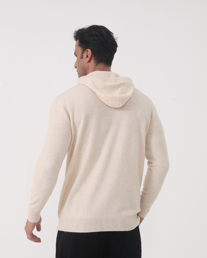 100% Cashmere Hoodie - Old Money