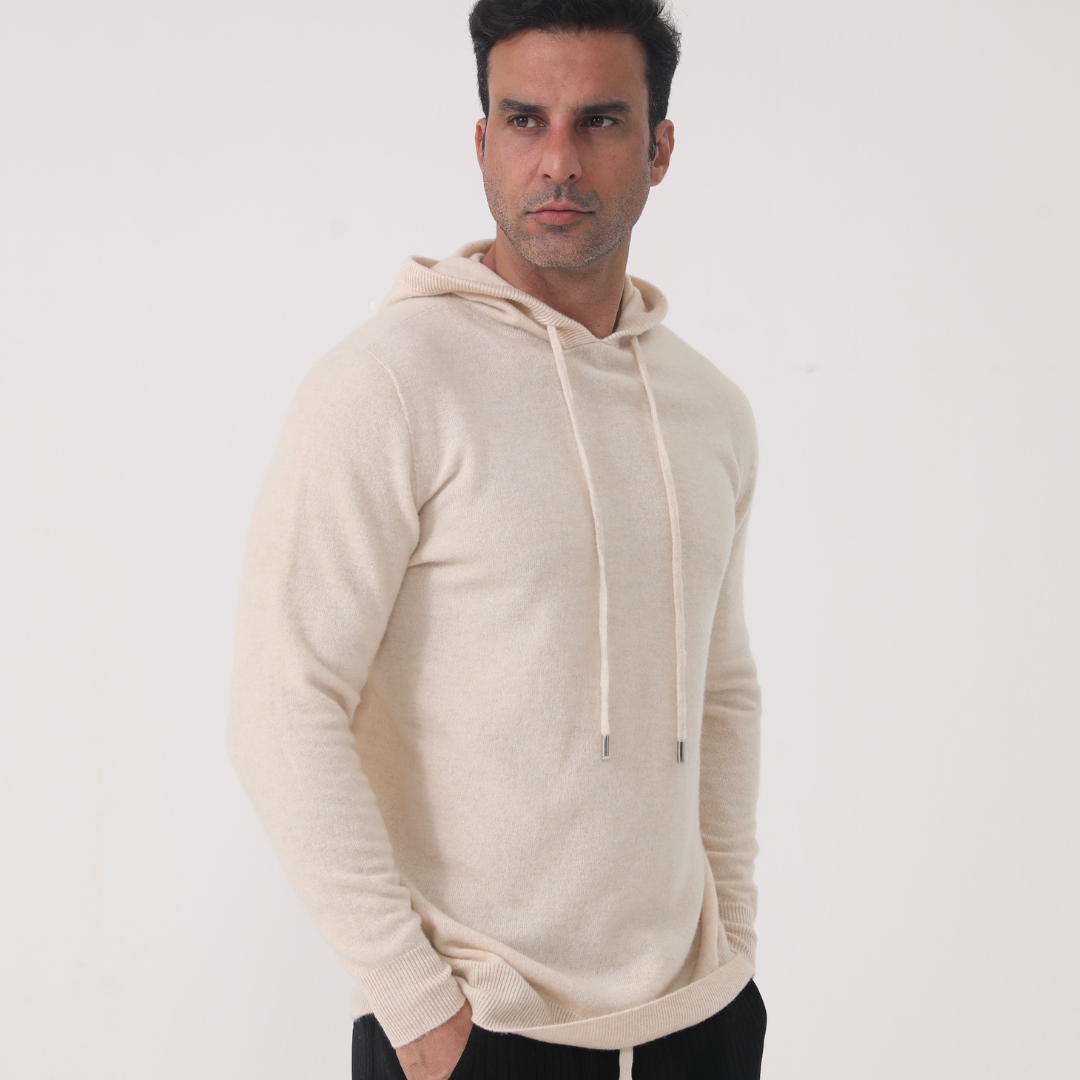 100% Cashmere Hoodie