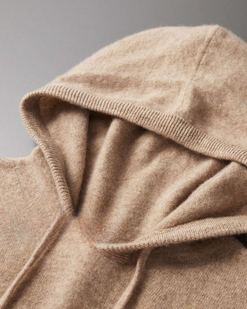 100% Cashmere Hoodie - Old Money