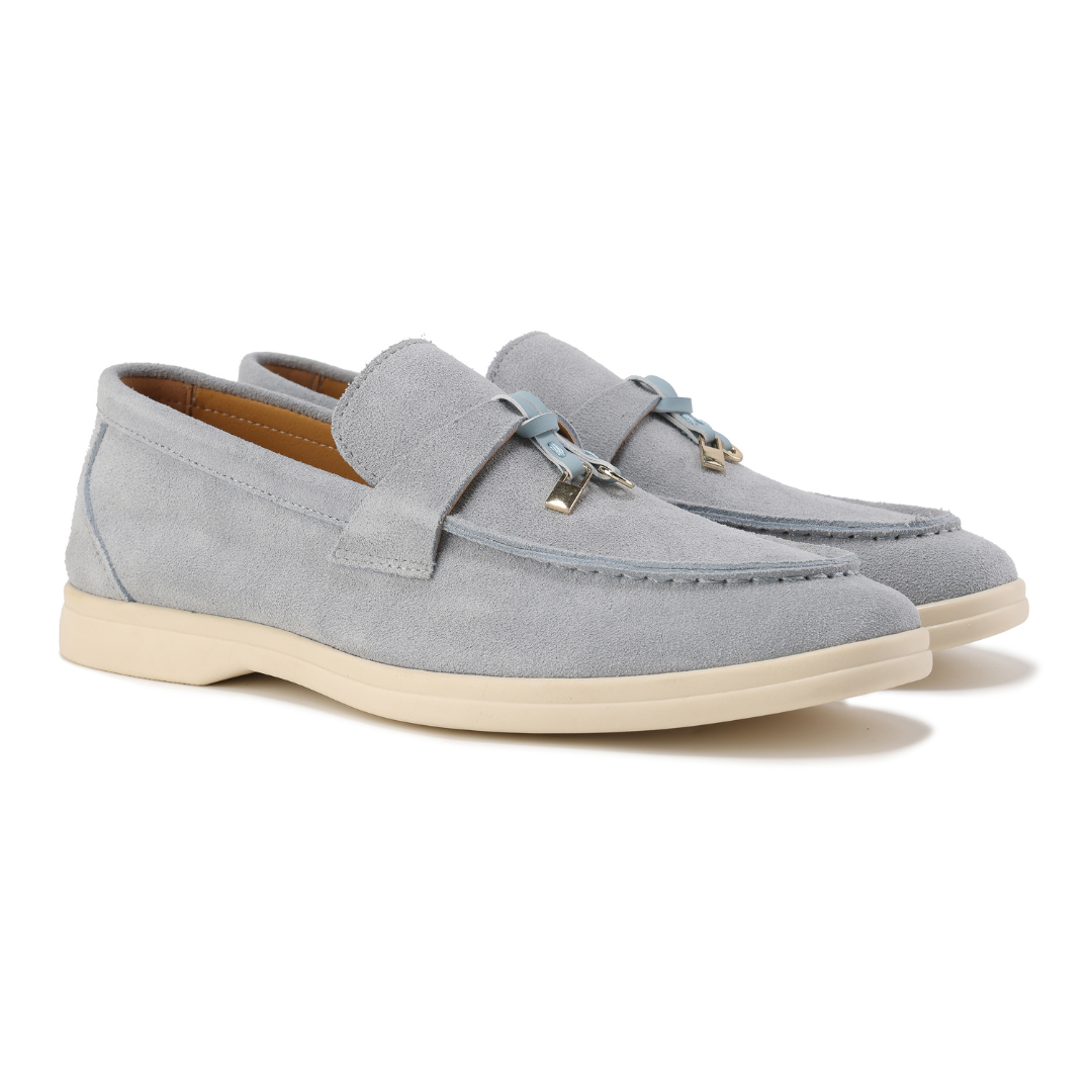 Old Money Suede Lady Loafers