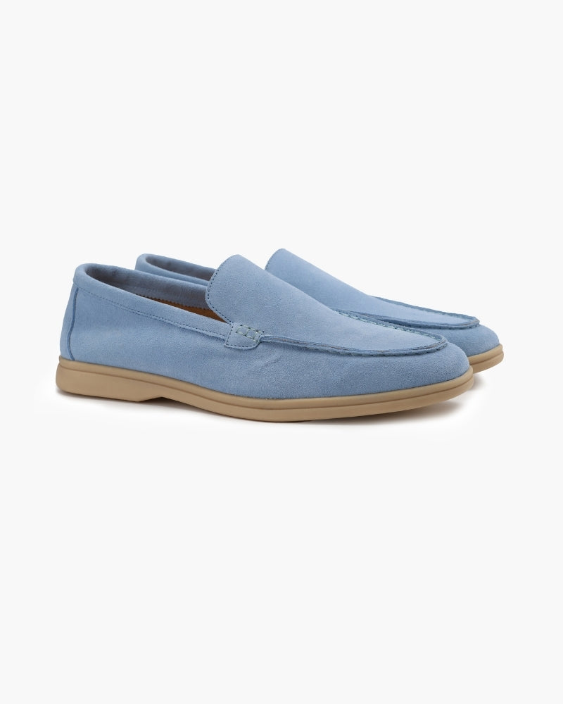 Old Money Brand ‎ Men\'s Loafers Blue Suede Casual Shoes Slip On Men\'s Size 6 ELLIS | Men main image 3