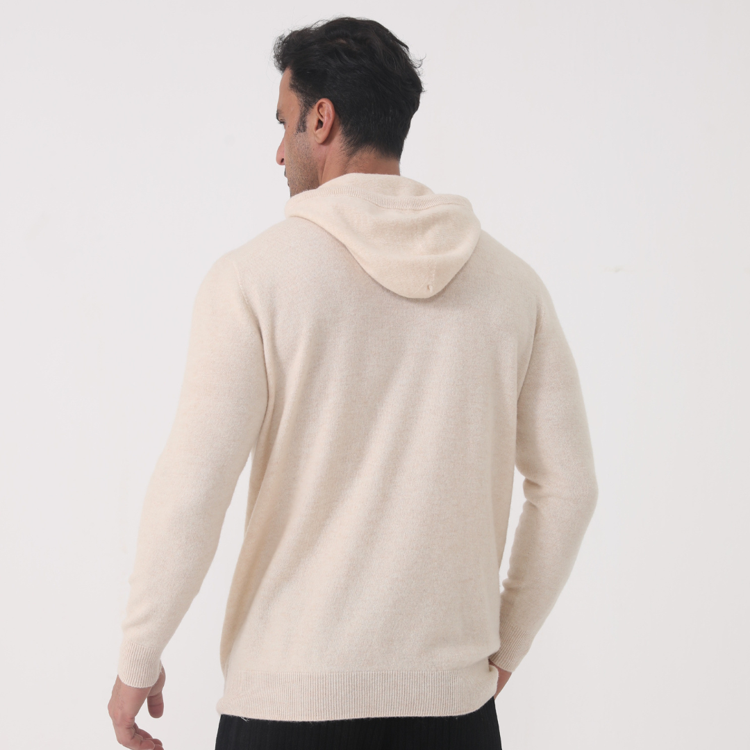 100% Cashmere Hoodie