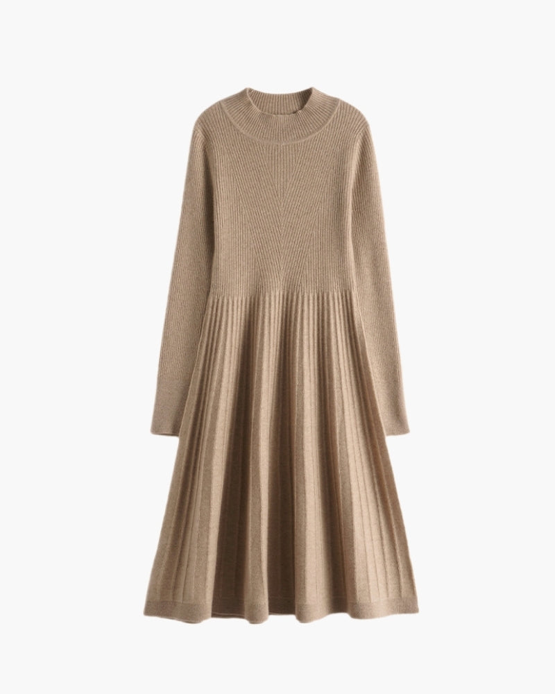 Pure Cashmere Flare Dress - Old Money