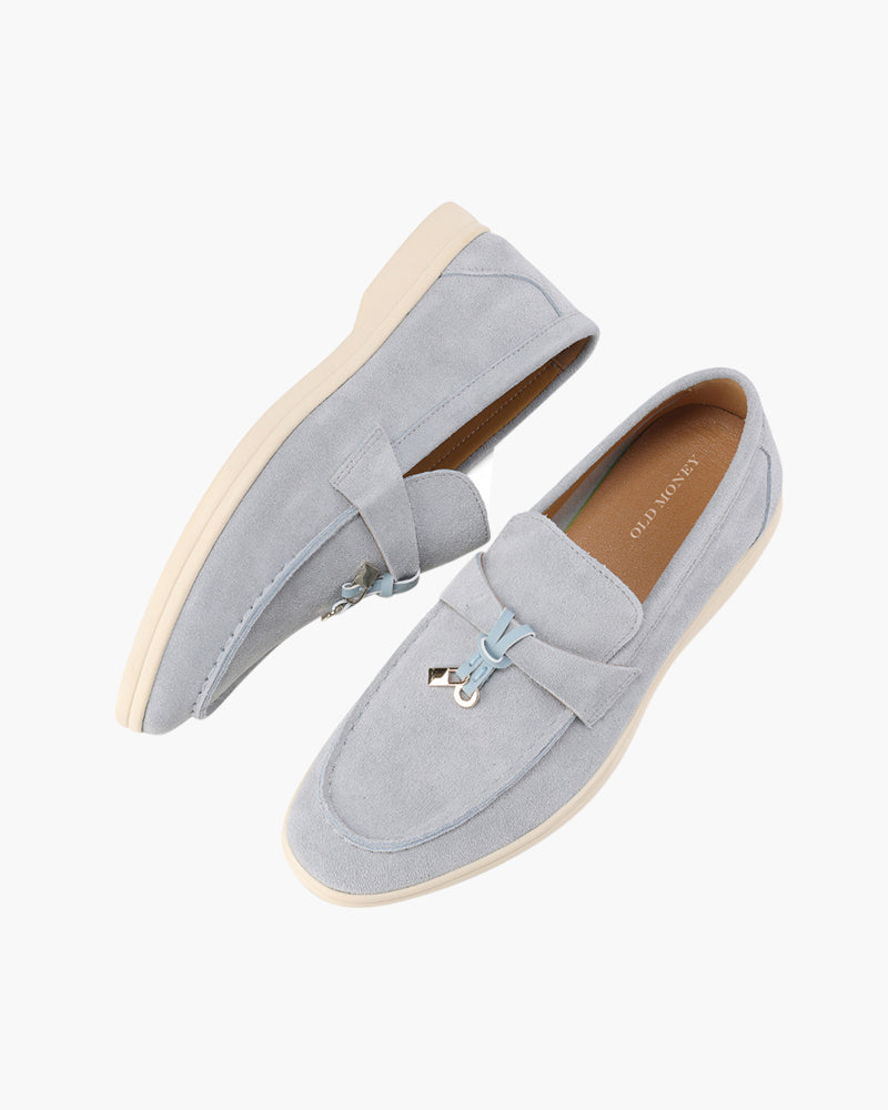 Old Money Suede Lady Loafers - Old Money