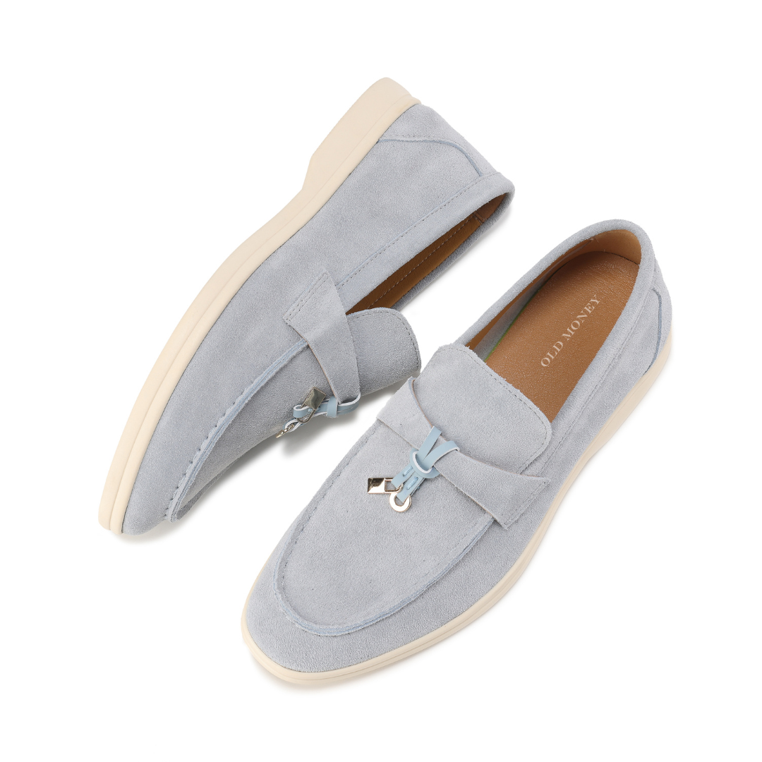 Old Money Suede Lady Loafers