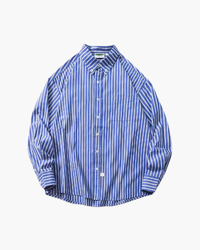 Cannes Striped Shirt - Old Money