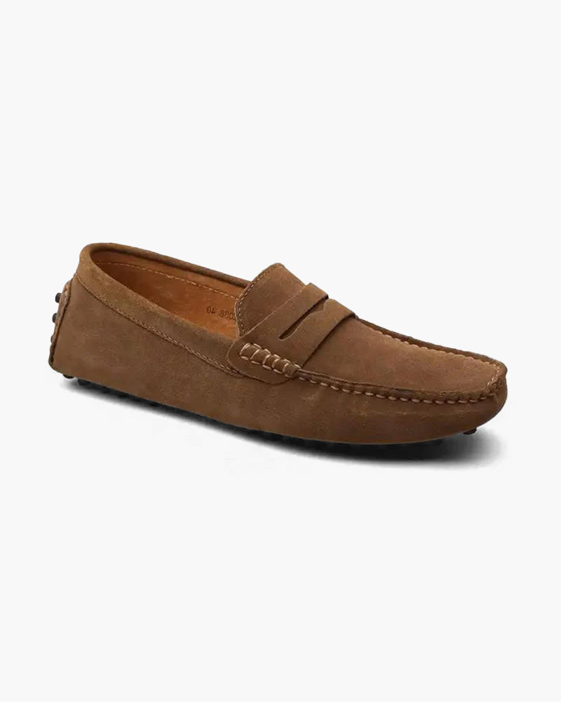 Suede Driver Loafers - Old Money