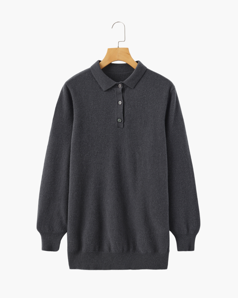 100% Cashmere Polo - Old Money