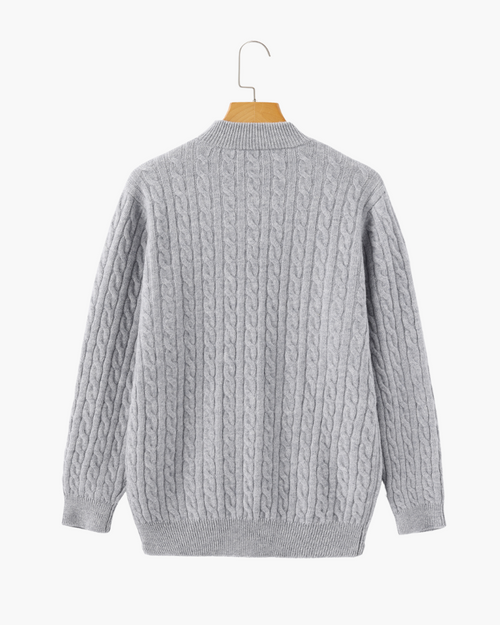 Cashmere Half-Zip | Green main image 1