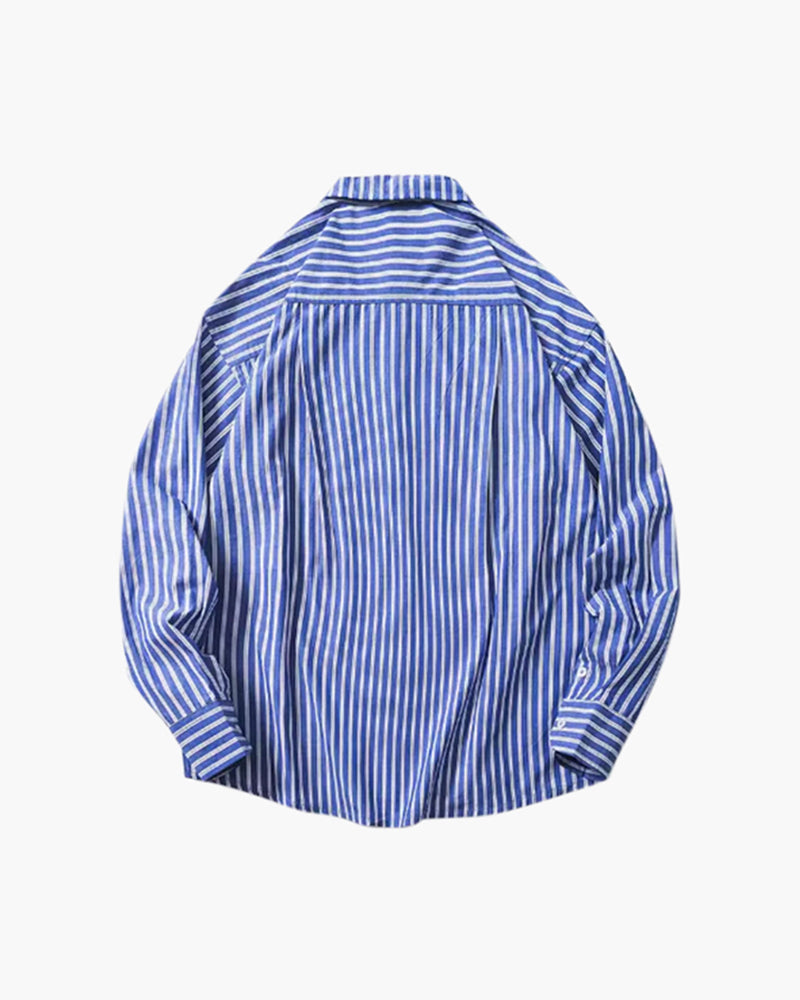 Cannes Striped Shirt - Old Money