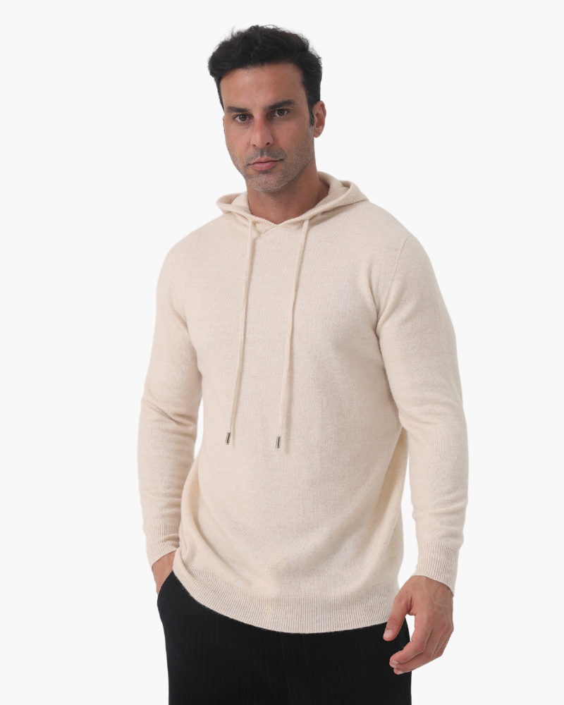 100% Cashmere Hoodie - Old Money