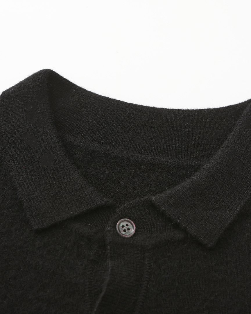 100% Cashmere Polo - Old Money