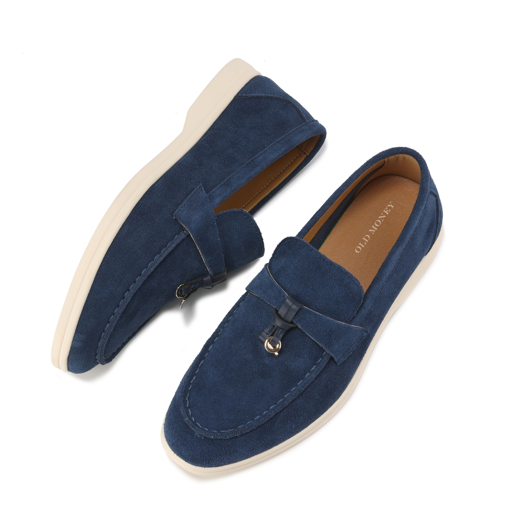 Old Money Suede Lady Loafers