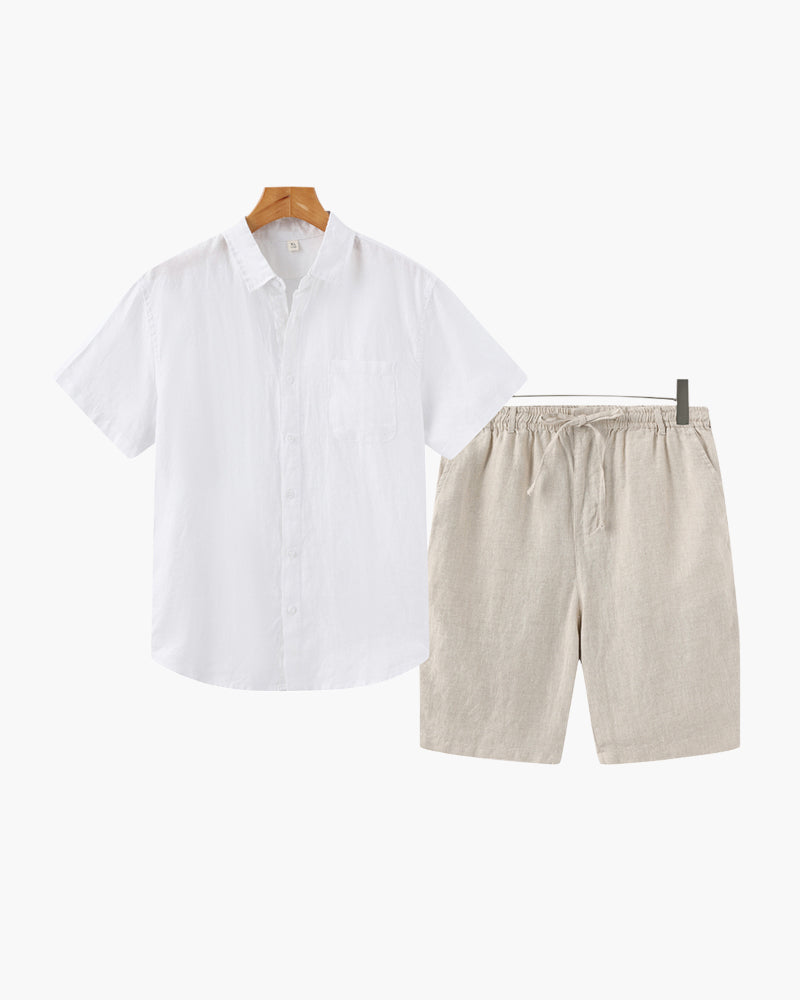 Old Money Linen Combo (Shorts) - Old Money