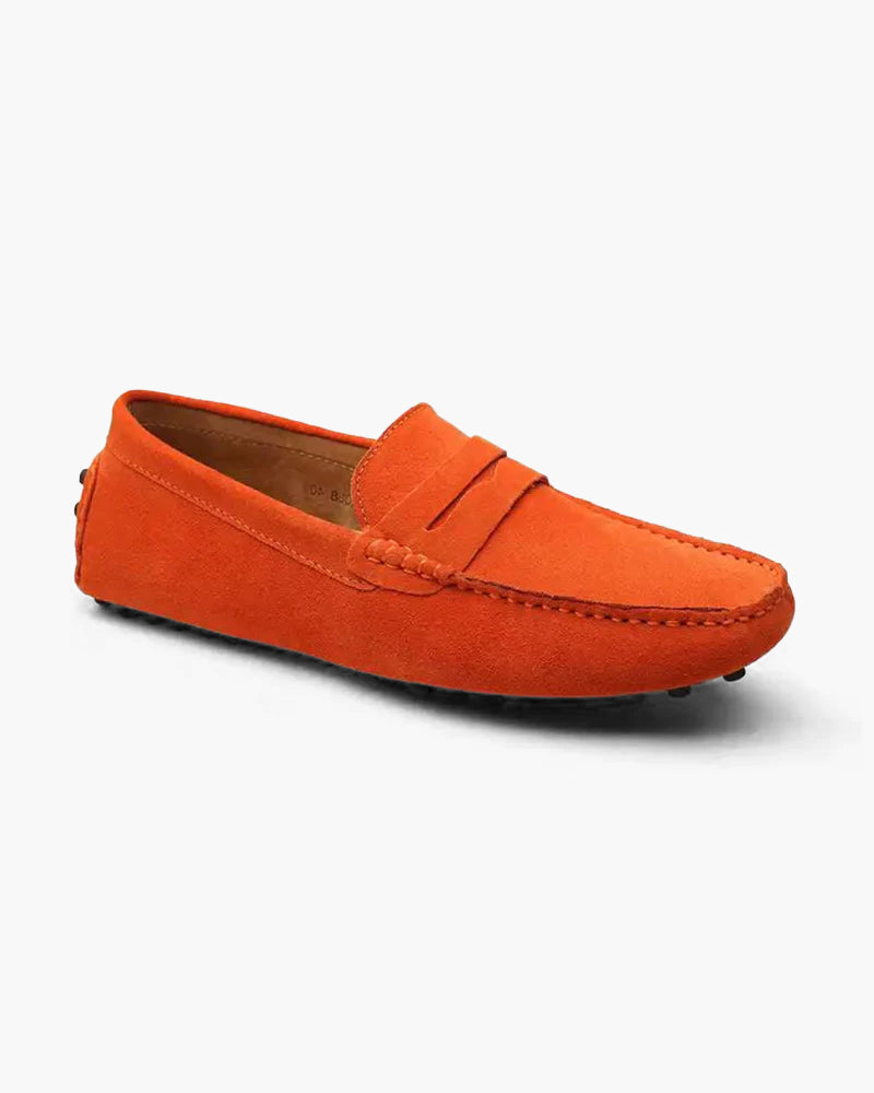 Suede Driver Loafers - Old Money