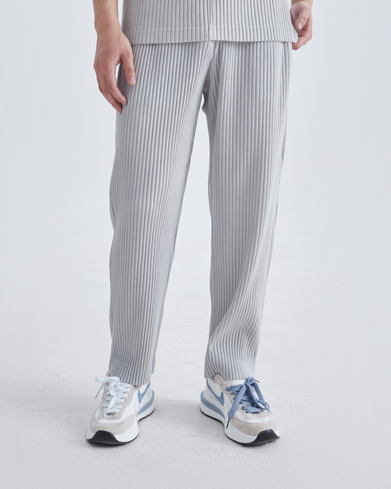 Ribbed Cotton Pantalon - Old Money