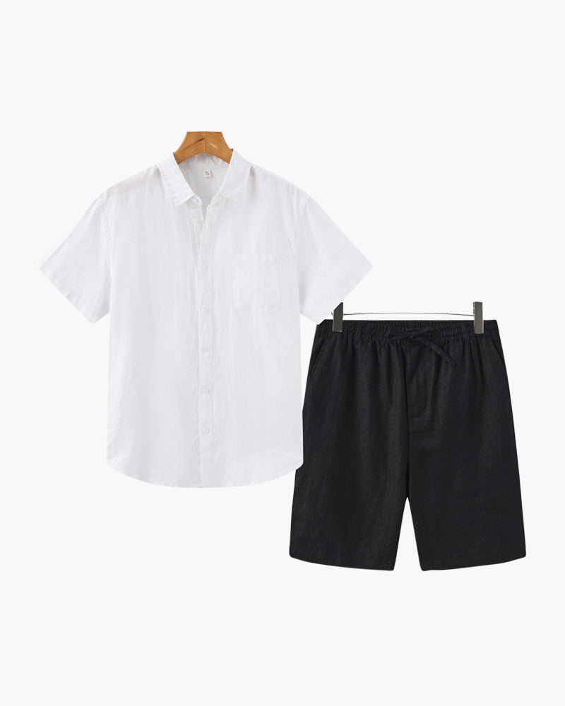 Old Money Linen Combo (Shorts) - Old Money