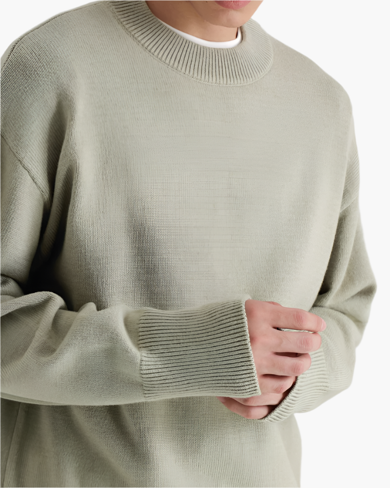 100% Premium Wool Turtleneck - Old Money