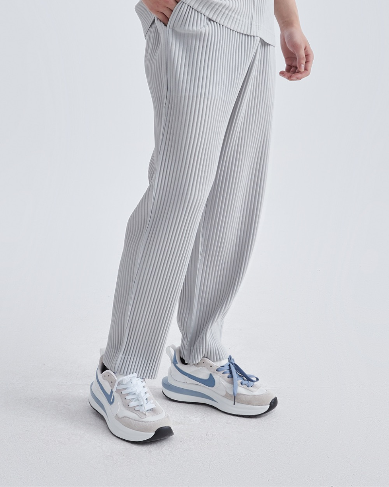 Ribbed Cotton Pantalon - Old Money