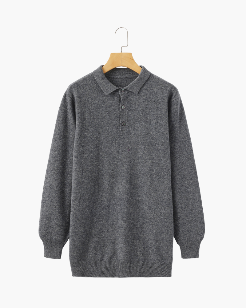 100% Cashmere Polo - Old Money